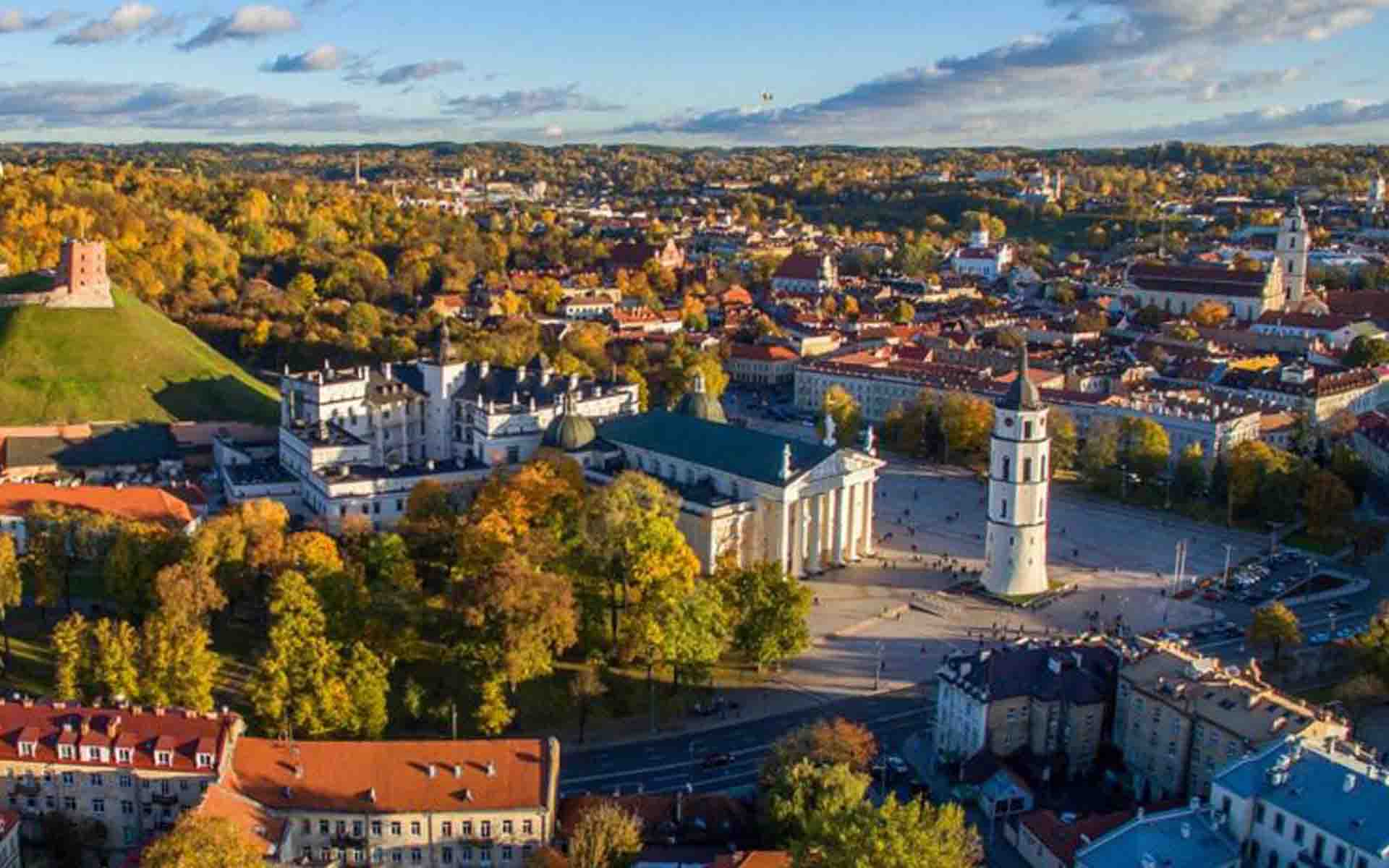 Какая столица у литвы. Литовская Республика Вильнюс. Литва столица Вильнюс. Город Каунас Литовская Республика. Панорама Литва.